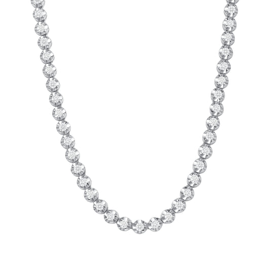 Diamond Illusion Tennis Chain