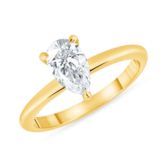 Pear Diamond Engagement Ring