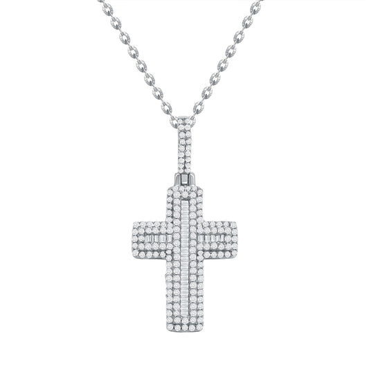 Baguette & Brilliant Chunky Cross