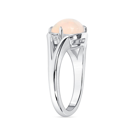 Oval Opal Ring