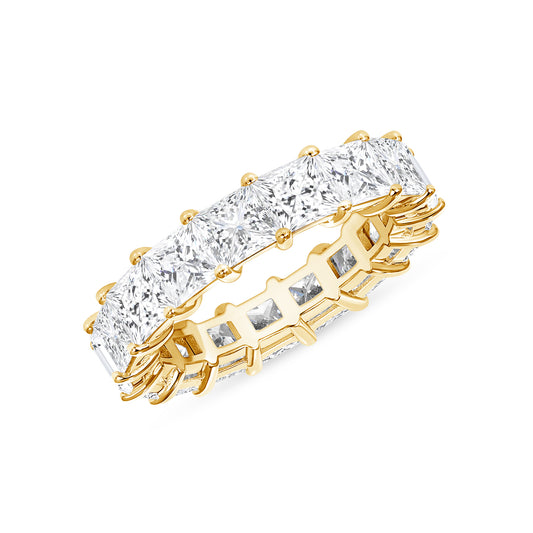 Princess-Cut Lab Diamond Eternity Band